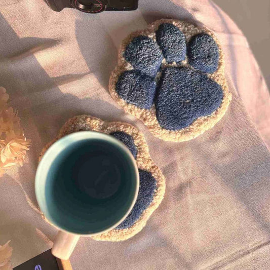 Blue Paw Coasters