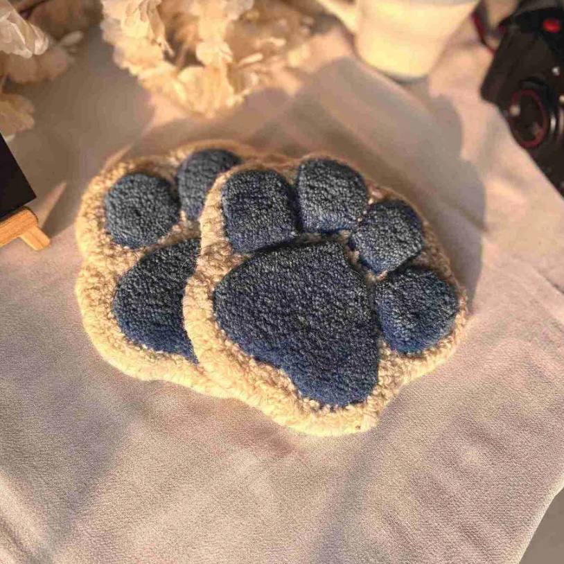 Blue Paw Coasters