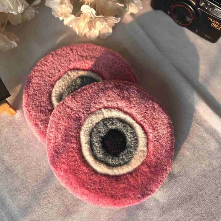 Pink Evil Eye Coasters