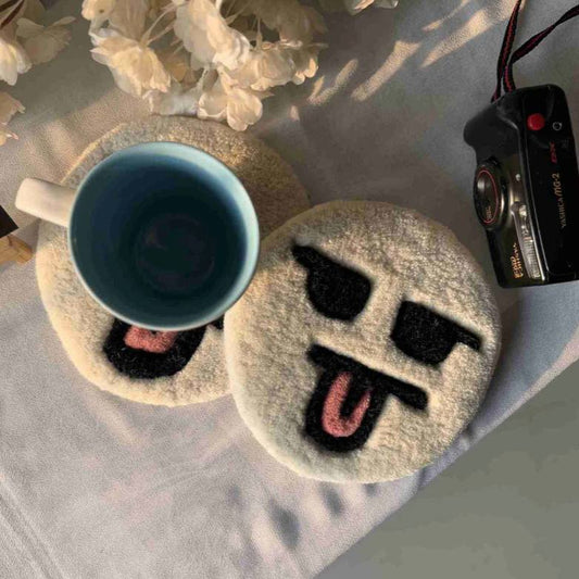 Silly Face Coasters